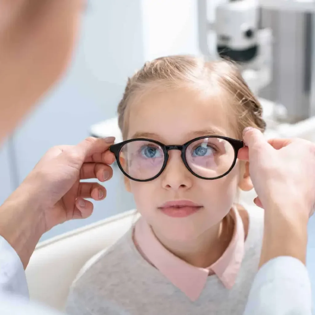 Vision therapy session at a specialized clinic in Dubai.